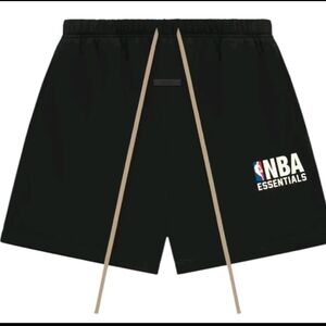 NEW NBA Fear of God Essentials Black Shorts Size Medium 100% AUTHENTIC✅